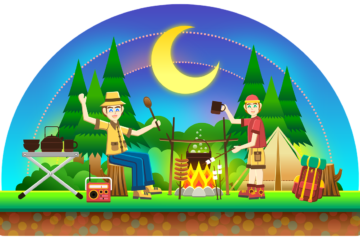 Camping hacks and tips